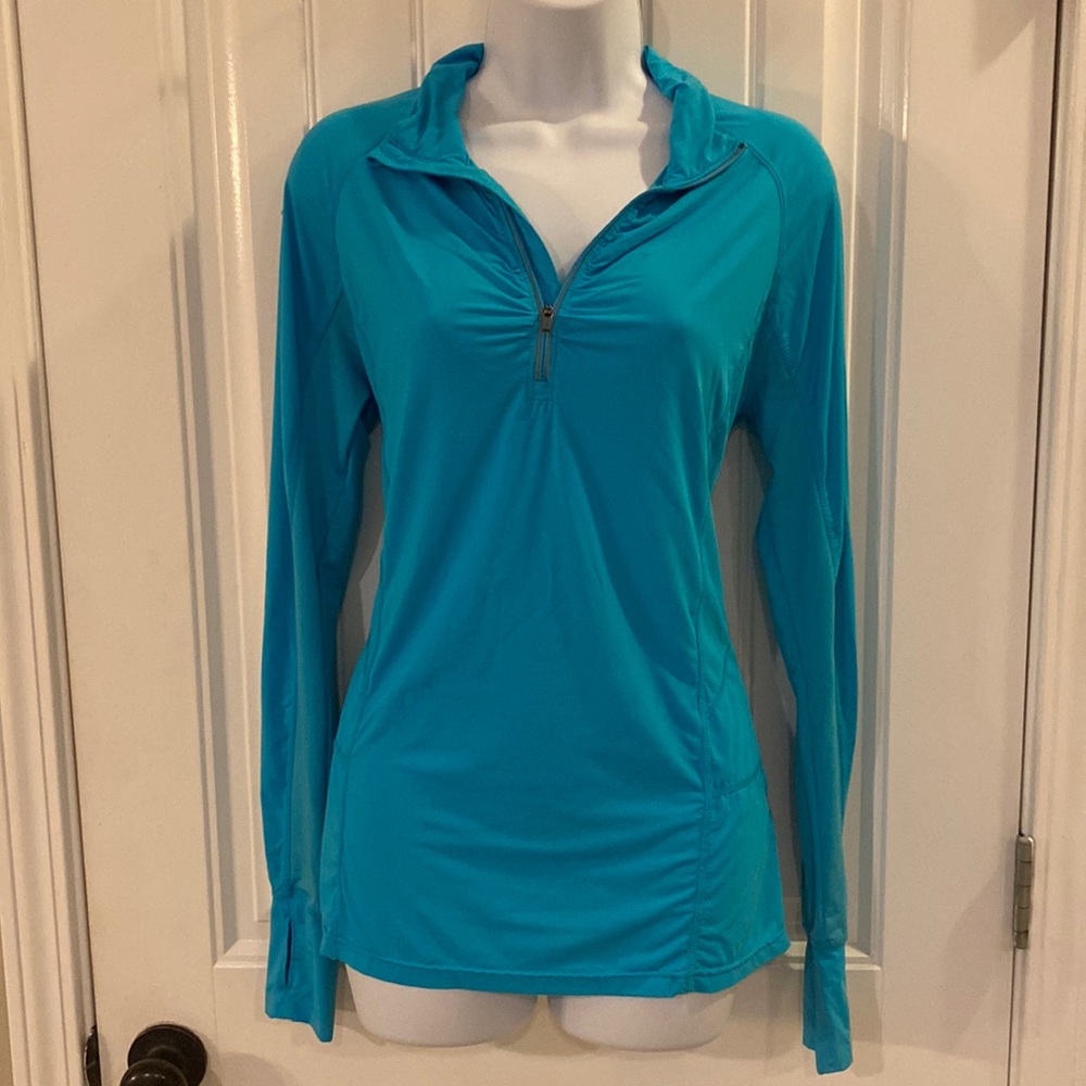 TANGERINE COLLARED SWEARSHIRT TYPE PULLOVER